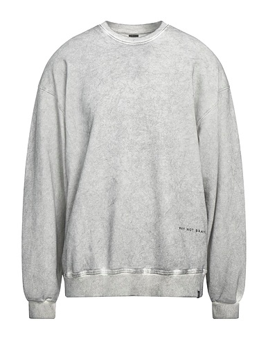 WHY NOT BRAND Sweatshirt Light grey 100% Cotton