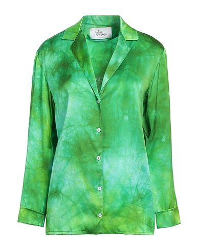 SLEEP NO MORE Silk shirts & blouses Green 100% Silk