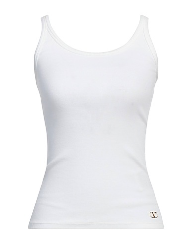 VALENTINO GARAVANI Tank top 98% Cotton, 2% Elastane