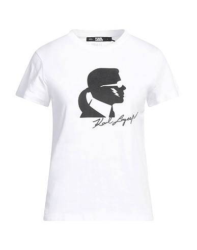 KARL LAGERFELD T-shirt White 100% Organic cotton