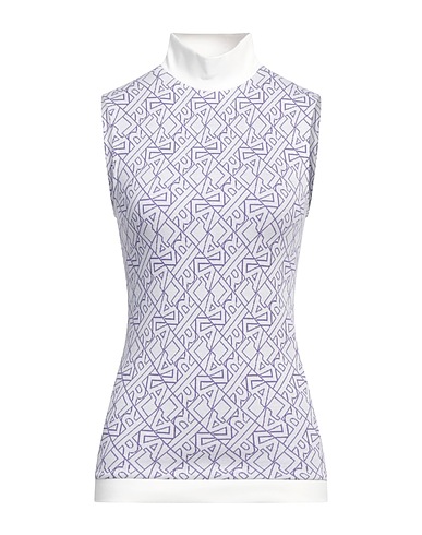 KARL LAGERFELD T-shirt Purple 97% Cotton, 3% Elastane