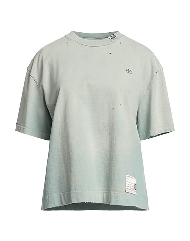 MAISON MIHARA YASUHIRO T-shirt Verde chiaro 100% Cotone