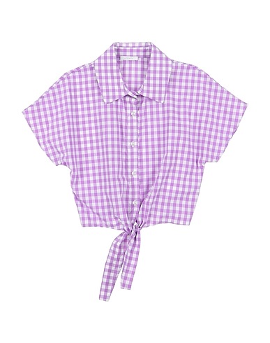 L:Ú L:Ú by MISS GRANT Patterned shirts & blouses Mauve 100% Cotton