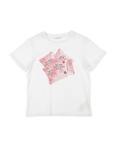 L:Ú L:Ú by MISS GRANT T-shirt White 96% Cotton, 4% Elastane