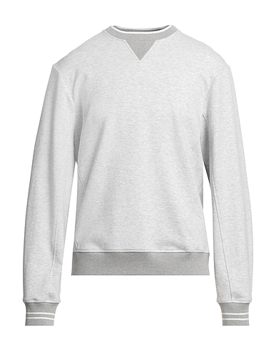 PESERICO Sweatshirt Light grey 90% Cotton, 10% Polyamide