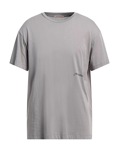 HINNOMINATE Basic T-Shirt Grey 50% Cotton, 50% Modal