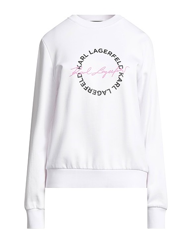 KARL LAGERFELD Sweatshirt White 100% Organic cotton