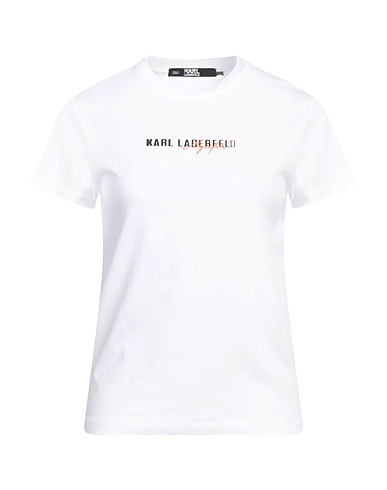 KARL LAGERFELD T-shirt White 100% Organic cotton