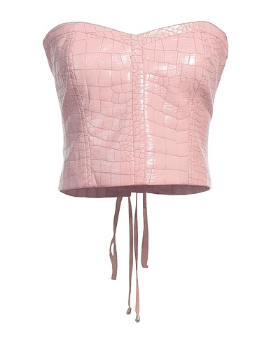 WEILI ZHENG Bustier Pink 100% Polyurethane