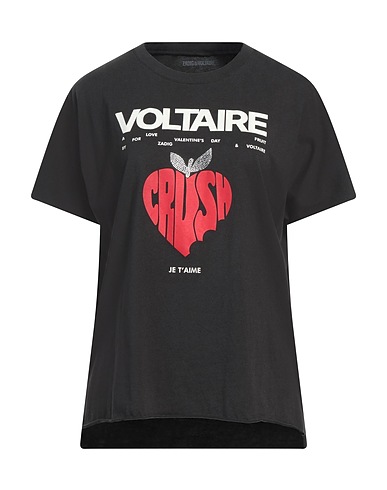 ZADIG&VOLTAIRE T-shirt Charcoal 100% Organic cotton