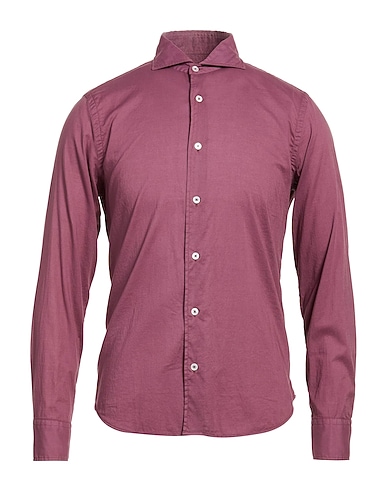 FEDELI Camisa lisa Malva 95% Algodón, 5% Elastán