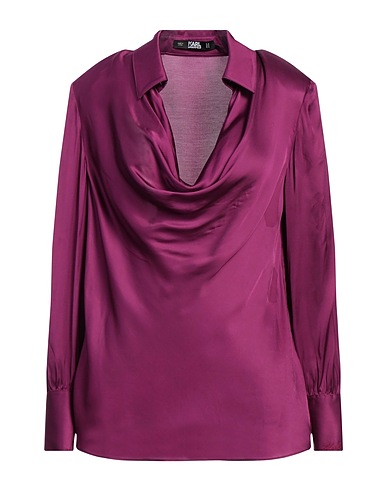 KARL LAGERFELD Top Plum 100% Viscose