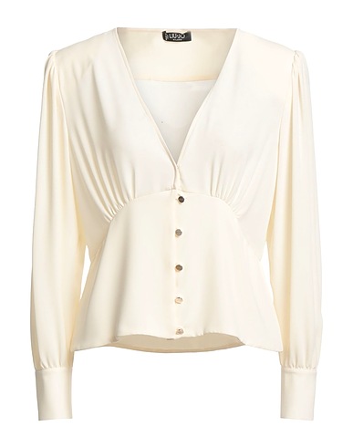 LIU •JO Top Avorio 100% Poliestere