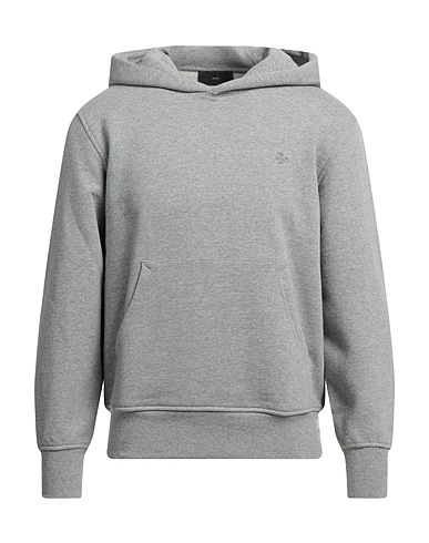 LIU •JO MAN Hooded track jacket  Grey 100% Cotton