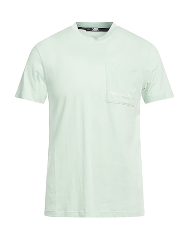 KARL LAGERFELD T-shirt Verde chiaro 100% Cotone