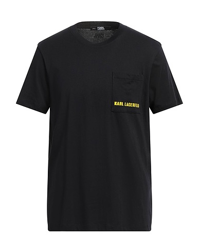 KARL LAGERFELD T-shirt Nero 100% Cotone