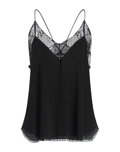 ZADIG&VOLTAIRE Camisole Black 74% Recycled polyester, 26% Elastane