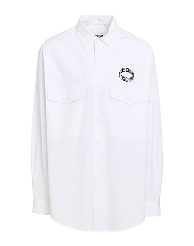 MOSCHINO Shirts White 100% Cotton