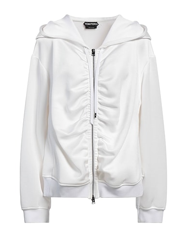 TOM FORD Felpa con cappuccio 57% Viscosa, 34% Poliestere, 7% Poliammide, 2% Elastan, Pelle di vitello