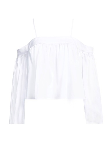 JIJIL Off-the-shoulder top White 79% Cotton, 18% Polyamide, 3% Elastane