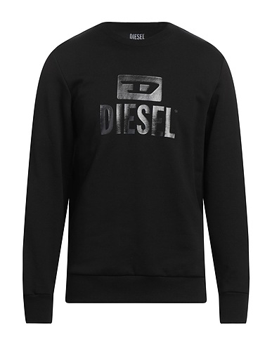 DIESEL Sweatshirt Black 100% Cotton, Elastane