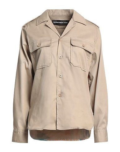 DEPARTMENT 5 Hemden und Blusen mit Muster Beige 100% Baumwolle