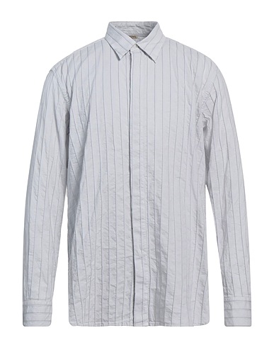 BARENA Striped shirt Light grey 100% Cotton