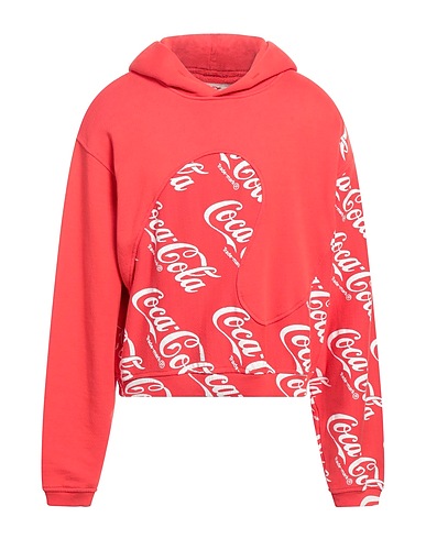 ERL Hoodie X COCA COLA Koralle 100% Baumwolle