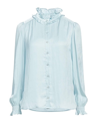 ZADIG&VOLTAIRE Solid colour shirts & blouses Sky blue 100% Polyester