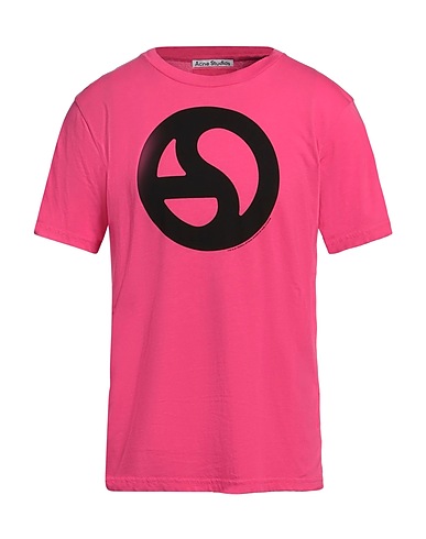 ACNE STUDIOS Ｔシャツ フューシャ コットン 80% / テンセル 20%