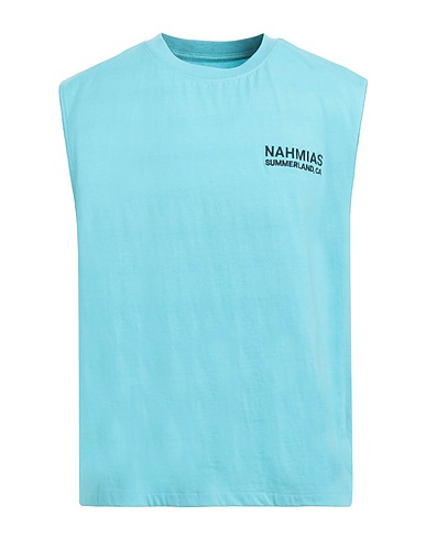 NAHMIAS T-shirt Sky blue 100% Cotton