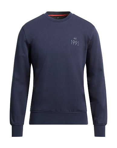 LIU •JO MAN Sweatshirt Marineblau 90% Baumwolle, 10% Polyester