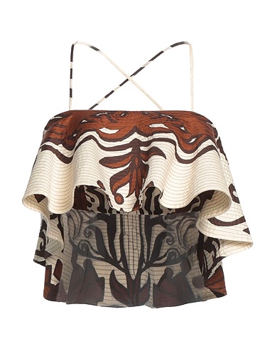 EUGENIA FERNĀNDEZ Top Beige 100% Cotton