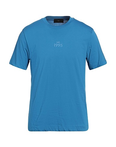 LIU •JO MAN Basic T-Shirt Azure 100% Cotton
