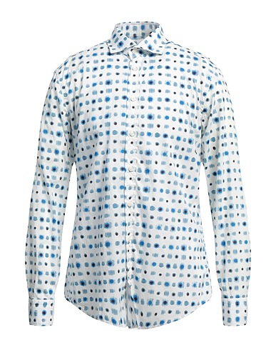 BASTONCINO Patterned shirt White 100% Cotton
