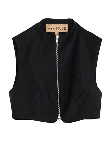 AYA MUSE Top Black 86% Virgin Wool, 10% Polyamide, 4% Elastane