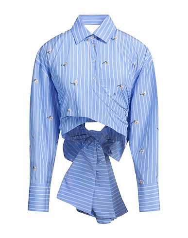 MSGM Top Azure 87% Cotton, 11% Polyester, 2% Elastane