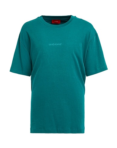 LIU •JO MAN T-shirt Verde scuro 100% Cotone