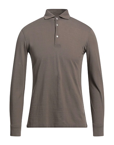 DORIANI Polo shirt Khaki 100% Cotton