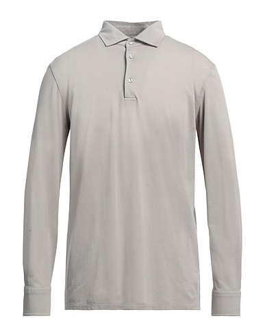 DORIANI Polo shirt Taupe 100% Cotton