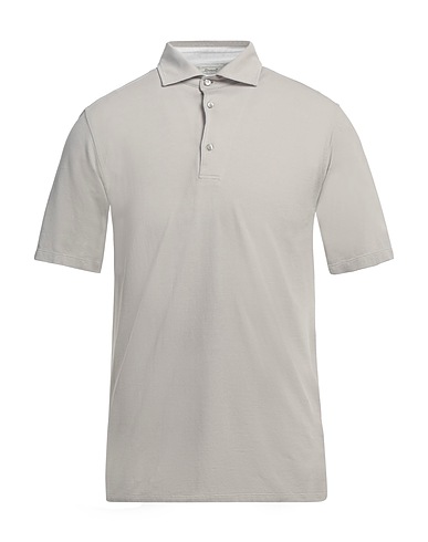 DORIANI Polo shirt Taupe 100% Cotton