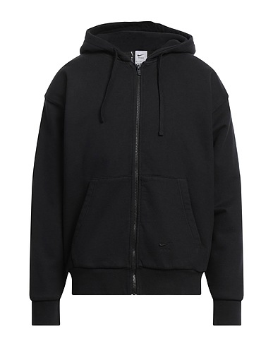 NIKE Hooded track jacket  X MMW Black 85% Cotton, 15% Polyester