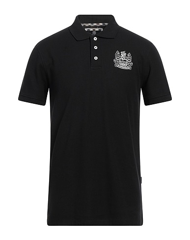 AQUASCUTUM ACTIVE Polo shirt Black 100% Cotton