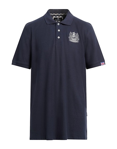 AQUASCUTUM ACTIVE Polo shirt Midnight blue 100% Cotton