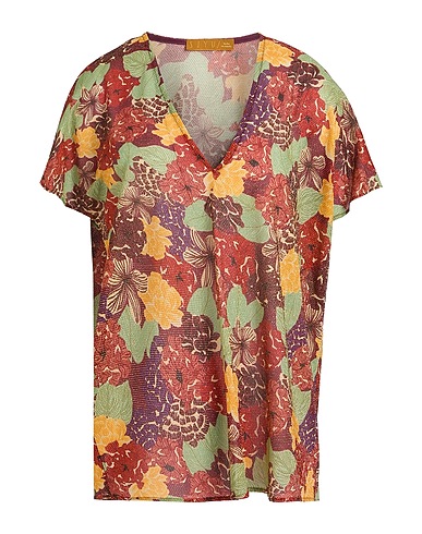 SIYU T-shirt Brick 84% Viscose, 8% Polyester, 8% Polyamide