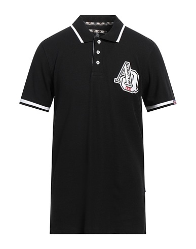 AQUASCUTUM ACTIVE Polo shirt Black 100% Cotton