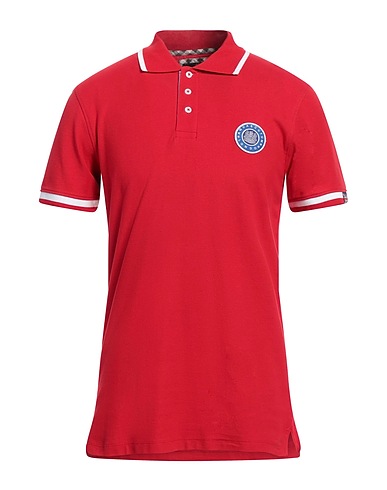 AQUASCUTUM ACTIVE Polo shirt Red 100% Cotton