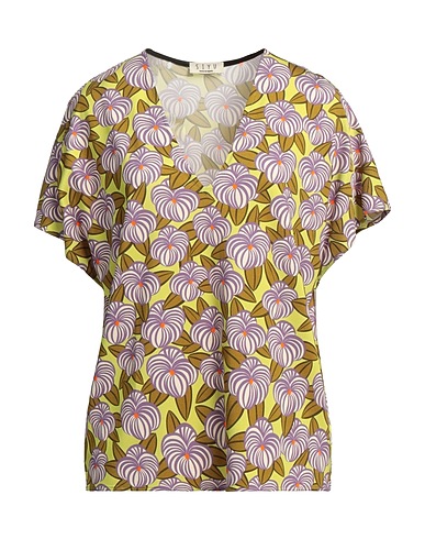 SIYU T-Shirt Limettengrün 95% Viskose, 5% Elastan