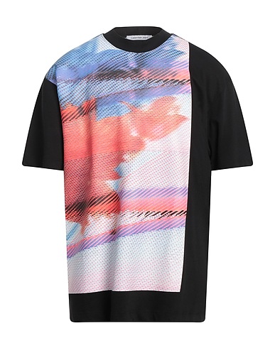 CALVIN KLEIN JEANS Ｔシャツ ブラック コットン 100%