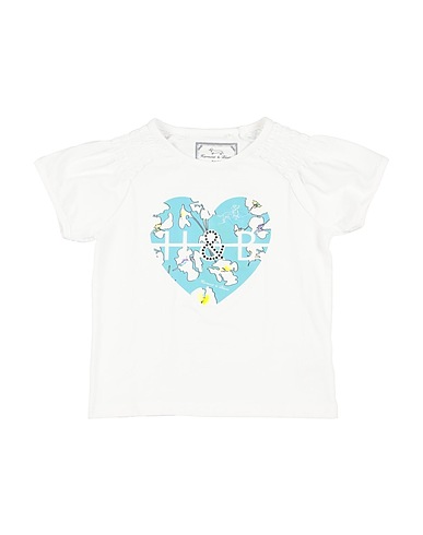 HARMONT & BLAINE T-shirt Bianco 95% Cotone, 5% Elastan